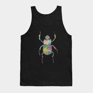 Rainbow scrabble Tank Top